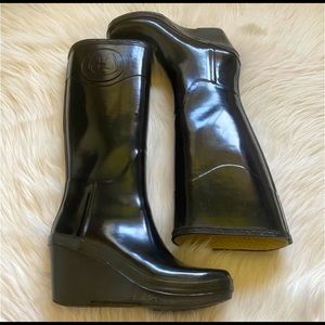 Hunter Champery Wedge Rain Boots